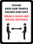 Please Keep Our Temple Sacred And Safe - Wear A Mask And Social Distance Portrait - Wall Sign