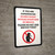 Shortness Of Breath - Please Do Not Join Service Today Landscape - Wall Sign