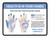 Health Is In Your Hands - Wash Hands Carefully! Landscape - Wall Sign