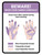Beware! Wash Your Hands Carefully Portrait - Wall Sign