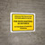 Thank You For Practicing Social Distancing With Us Yellow Spanish Landscape - Wall Sign