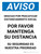 Notice: Thank You For Practicing Social Distancing With Us Spanish Portrait - Wall Sign