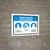 Symptoms Of Coronavirus - High Temp/Cough/Shortness of Breath Landscape - Wall Sign