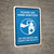 Please Use Hand Sanitizer As You Enter And Leave The Facility Portrait - Wall Sign