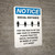 Notice: For The Health Of You And Your Co-Workers Portrait - Wall Sign