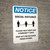 Notice: Social Distance Please Help Keep Our Community Safe Portrait - Wall Sign