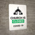 Church is Closed Covid-19 Wall Sign with Icon Portrait V2- Wall Sign
