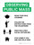 Observing Public Mass Health Precautions with Icon Portrait V2 - Wall Sign