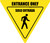 Entrance Only Bilingual Spanish with Icon Yield - Floor Sign