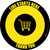 Line Starts Here Thank you with Shopping Cart Yellow/Black Circular - Floor Sign