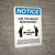Notice Use The Beach Responsibly Portrait - Wall Sign