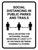 Social Distancing In Public Parks And Trails Portrait - Wall Sign