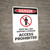 Danger: Access Prohibited - Wall Sign