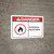 Danger: Acetylene Flammable ANSI - Wall Sign