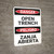 Danger: Bilingual Spanish Open Trench - Wall Sign