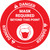 Danger: Mask Required Beyond This Point with Icon OSHA Circular - Floor Sign