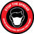 Stop The Spread - Mask Mandatory with Icon Red Circular - Floor Sign
