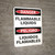 Danger: Bilingual Spanish Flammable Liquids - Wall Sign