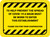 Help Prevent Spread of COVID-19 Mask Must Be Worn Hazard Stripes Rectangle - Floor Sign