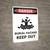 Danger: Burial Hazard Keep Out - Wall Sign