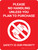 Please No Handling Unless You Plan to Purchase with Icon Portrait - Wall Sign