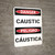 Danger: Caustic Bilingual Spanish - Wall Sign