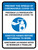 Prevent Coronavirus - Sanitize Hands Before Work Bilingual Spanish with Icon Portrait - Wall Sign