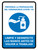 Prevent Coronavirus - Wash And Sanitize Hands Before Returning To Work Spanish with Icon Portrait - Wall Sign