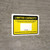 Limited Capacity: Maintain Social Distancing While Shopping Yellow Landscape - Wall Sign