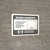 Room Capacity: Maintain Social Distance with Icon Gray Landscape - Wall Sign