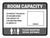 Room Capacity: Maintain Social Distance with Icon Gray Landscape - Wall Sign