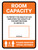 Room Capacity: Maintain Social Distance with Icon Orange Portrait - Wall Sign