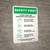 Safety First: Clean Hands Are Everyones Responsibility with Icons Portrait - Wall Sign