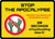 Stop the Apocalypse 20 Seconds of Hand Washing Landscape - Wall Sign