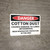Danger: Cotton Dust Causes Damage To Lungs - Wall Sign