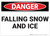 Danger: Falling Snow and Ice - Wall Sign