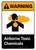Warning: Airborne Toxic Chemicals with Icon ANSI Portrait - Wall Sign