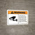 Warning: All Activities Are Recorded On Video Tape with Icon ANSI Landscape - Wall Sign