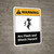 Warning: Arc Flash and Shock Hazard with Icon ANSI Portrait - Wall Sign