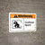 Warning: Confined Space with Icon ANSI Landscape - Wall Sign
