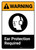Warning: Ear Protection Required with Icon ANSI Portrait - Wall Sign