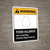 Warning: Food Allergy Food May Contain Egg with Icon ANSI Portrait - Wall Sign
