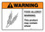 Warning: Food Allergy Warning - Our Product May Contain Wheat with Icon ANSI Landscape - Wall Sign