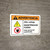 Warning: High Voltage Keep Away Spanish with Icons ANSI Landscape - Wall Sign