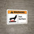 Warning: Hot Surface with Icon ANSI Landscape - Wall Sign