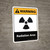 Warning: Radiation Area with Icon ANSI Portrait - Wall Sign