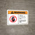 Warning: This is a Hazardous Area No Unauthorized Entry with Icon ANSI Landscape - Wall Sign