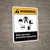 Warning: Wear Personal Protective Equipment with Icons ANSI Portrait - Wall Sign