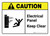 Caution: Electrical Panel Keep Clear with Icon ANSI Landscape - Wall Sign