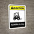 Caution: Forklifts In Use with Icon ANSI Portrait - Wall Sign